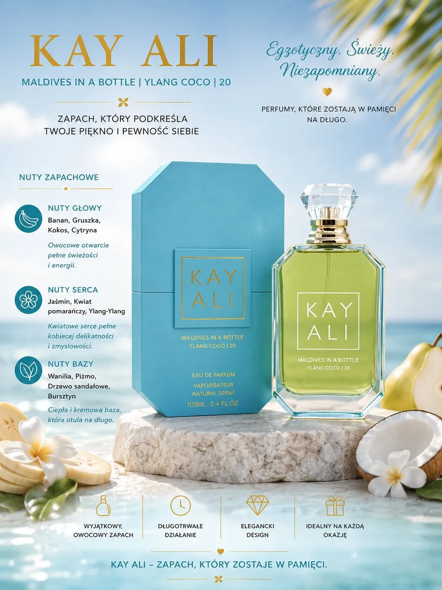 Kay Ali Maldives in a Bottle Ylang Coco 20 EDP 100ml