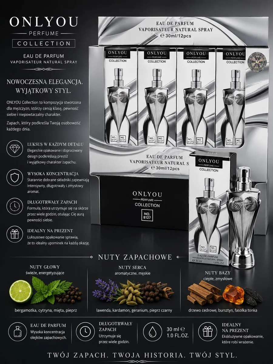 Only You Perfume No.8127 Eau de Parfum 30ml Męski