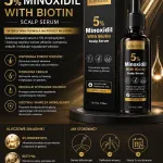 KÖRMESIC 5% Minoxidil with Biotin Serum do Skóry Głowy 30ml na porost włosów