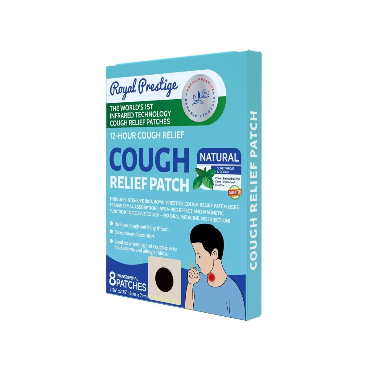 Royal Prestige Cough Relief Patch Plastry na Kaszel 8 szt