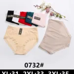 Majtki damskie koronkowe XL-3XL beżowe NaoDizi