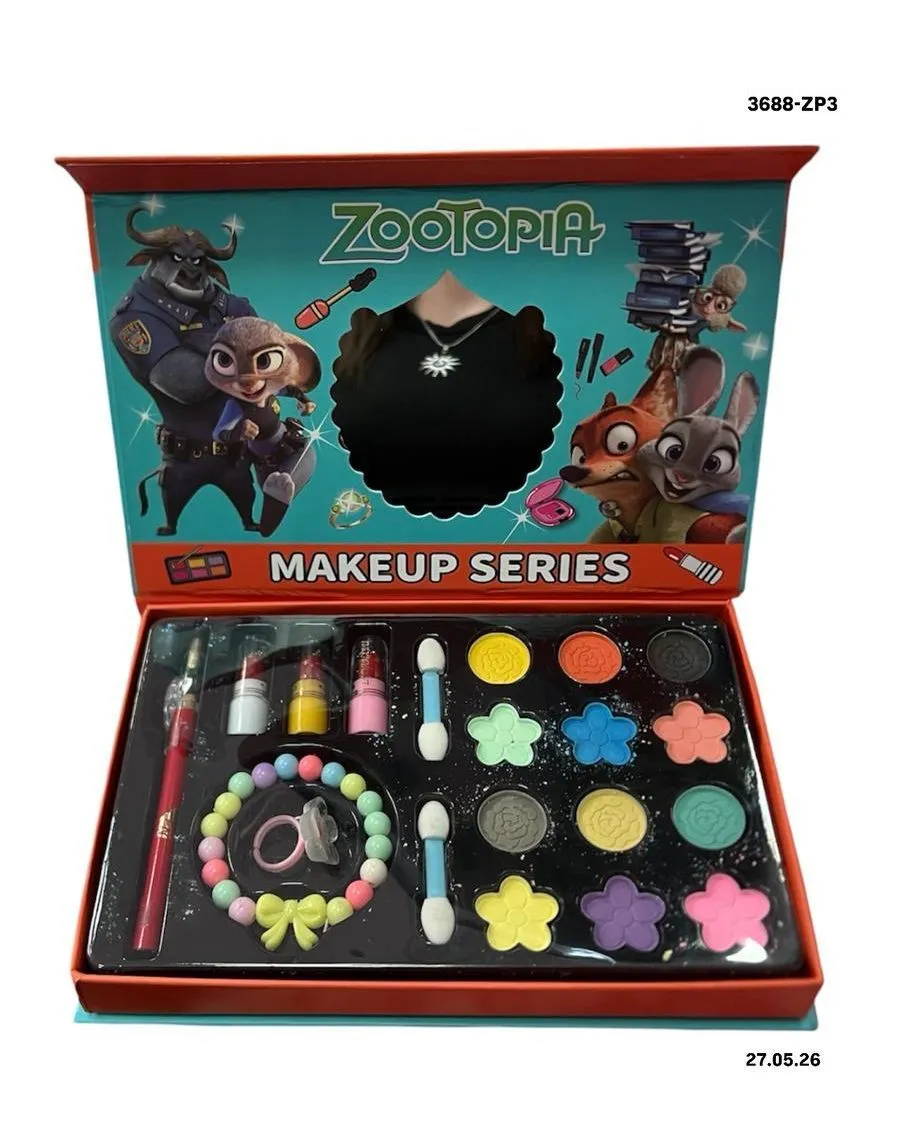 Zestaw do Makijażu Zootopia z Akcesoriami 3688-ZP3
