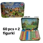 Klocki Magnetyczne Minecraft 60 el. + 2 Figurki w Puszce