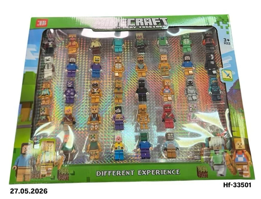 Zestaw Figurek Minecraft 36 szt. Różne Postacie 3+