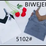 Biustonosz Sportowy Biweier 5102 Szary Czarny Biały
