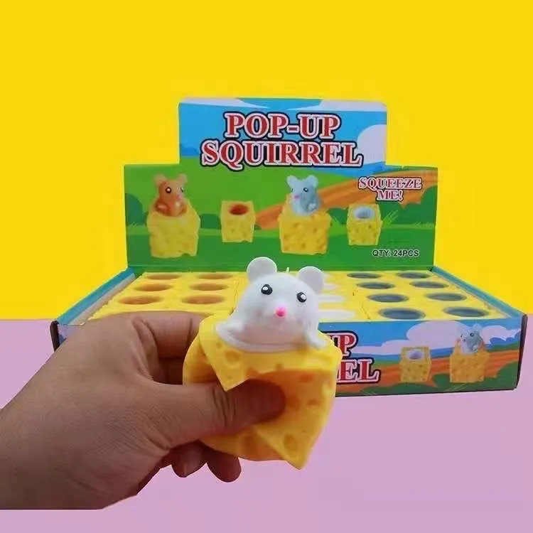 Wyciskana Myszka w Serze Pop-Up Squirrel Żółta