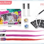 Zestaw Beauty Bomb Carbon Fiber Wig z Akcesoriami do Włosów