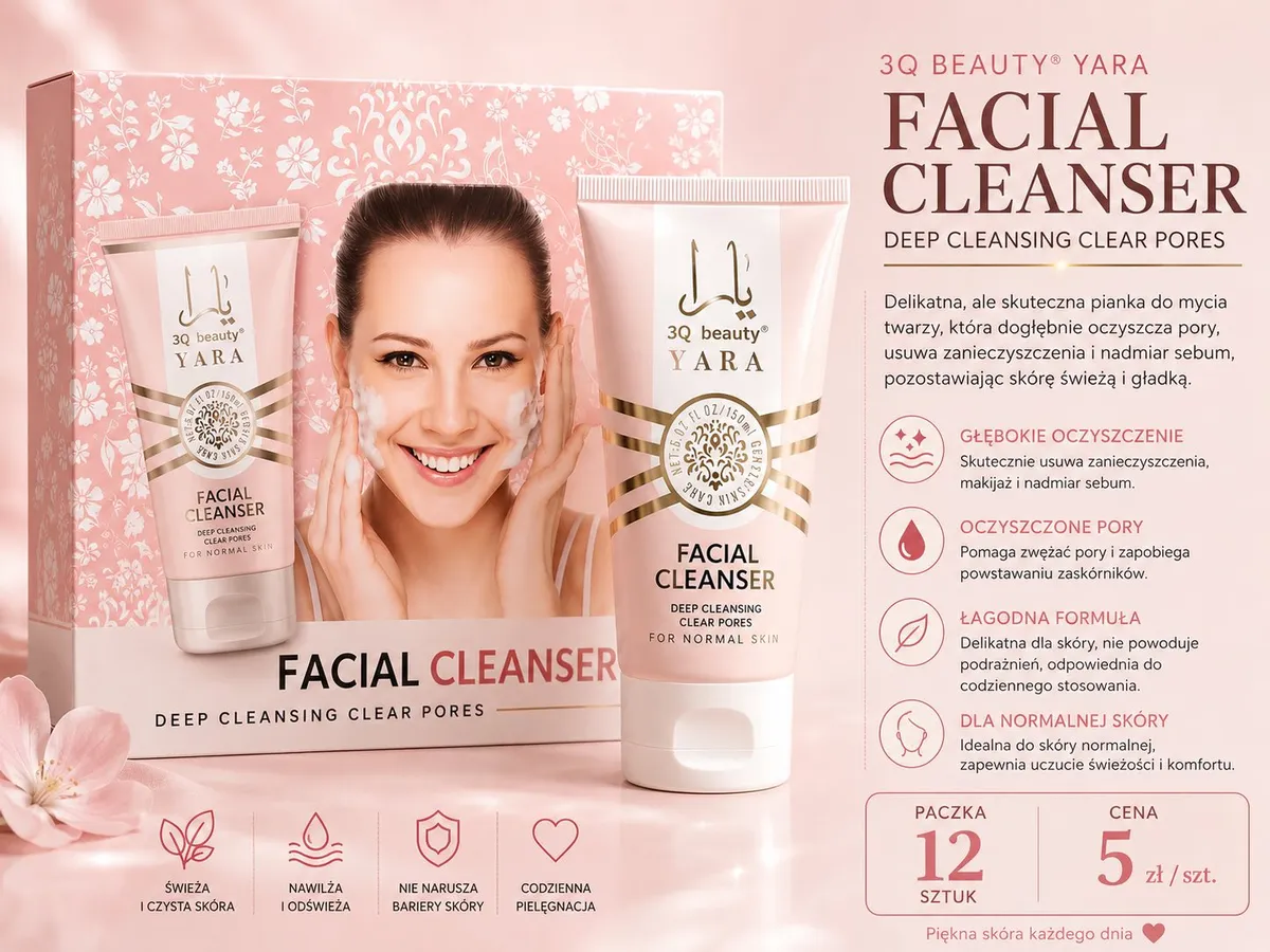 3Q Beauty Yara Facial Cleanser Pianka do Twarzy 150ml