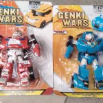 Transformujący Robot Genki Wars Czerwony 3+
