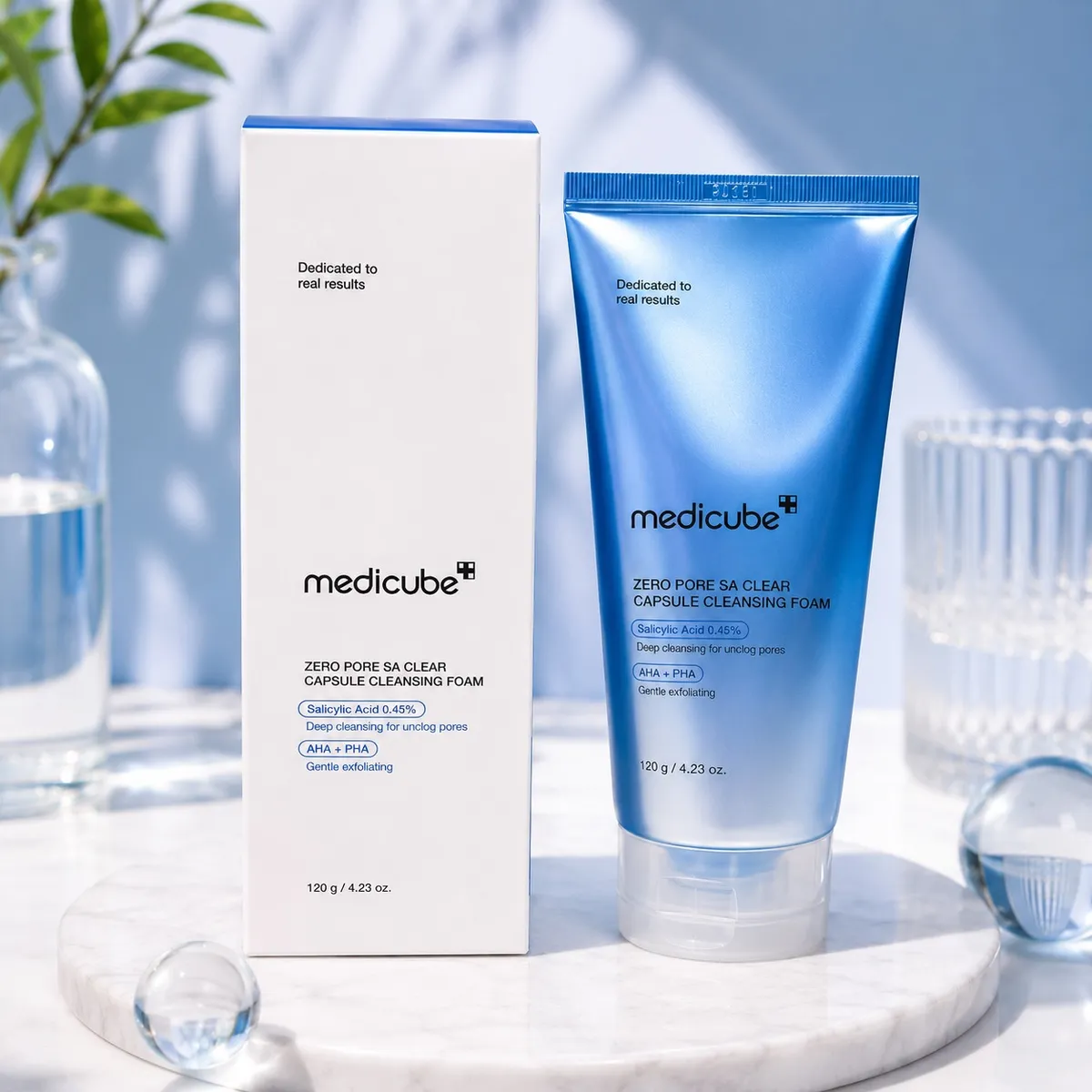 Medicube Zero Pore SA Clear Capsule Cleansing Foam 120g