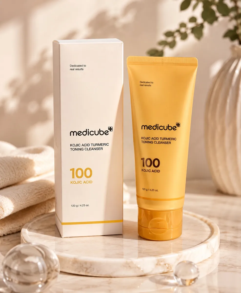 Medicube Kojic Acid Turmeric Toning Cleanser 120g