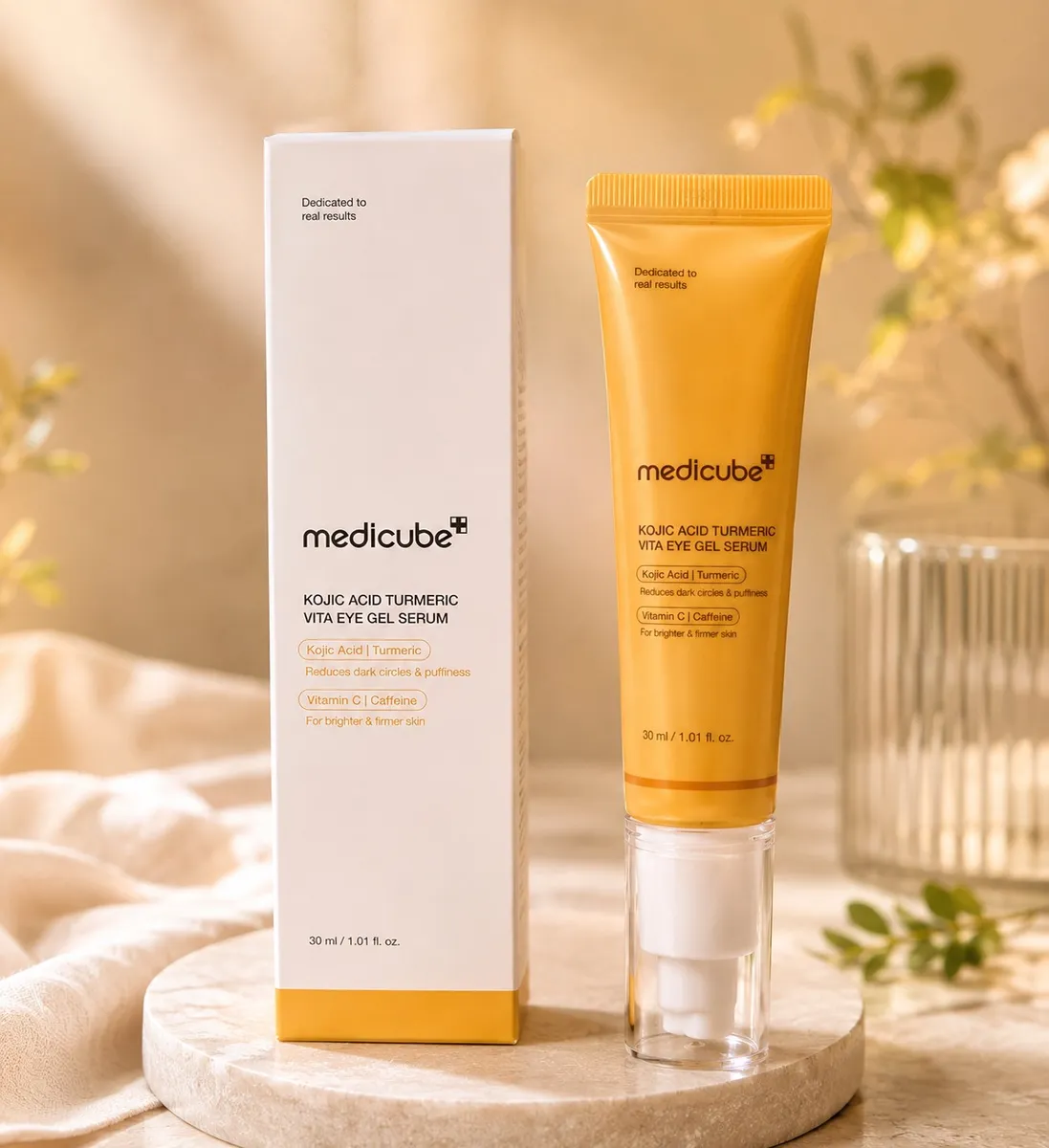 Medicube Kojic Acid Turmeric Vita Eye Gel Serum 30ml