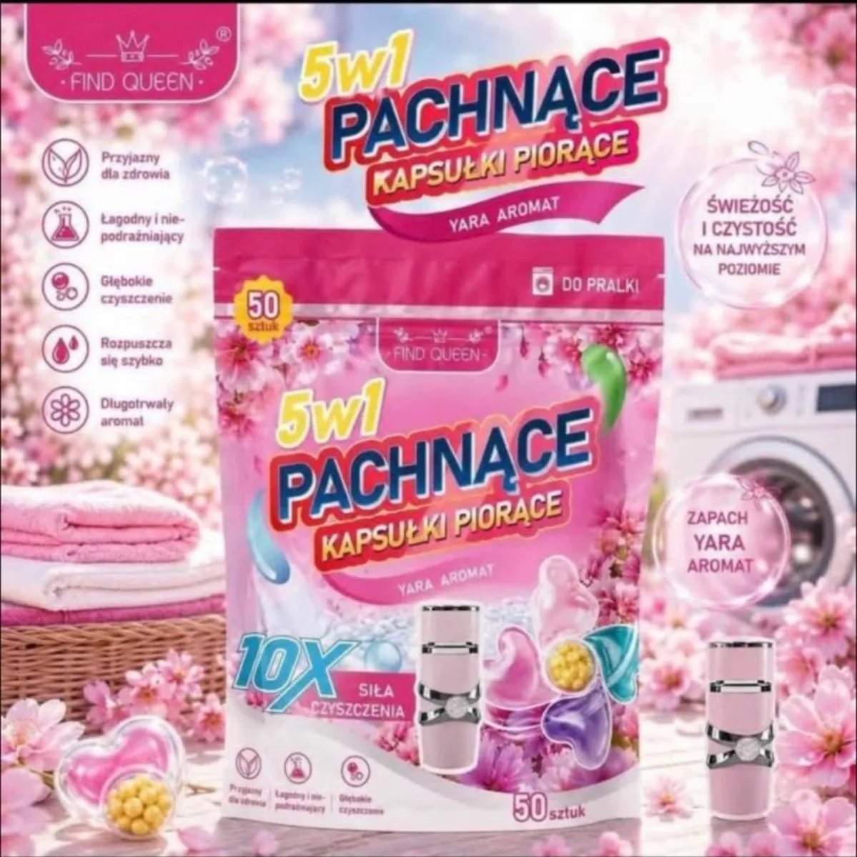 Kapsułki Piorące 5w1 Pachnące Yara Aromat 50 szt.
