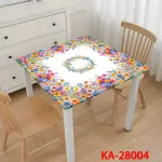 Obrus Kwiatowy Kolorowy 85x85cm Wianek