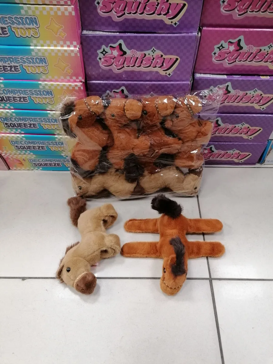 Squishy Pluszowy Koń Brązowy 22cm