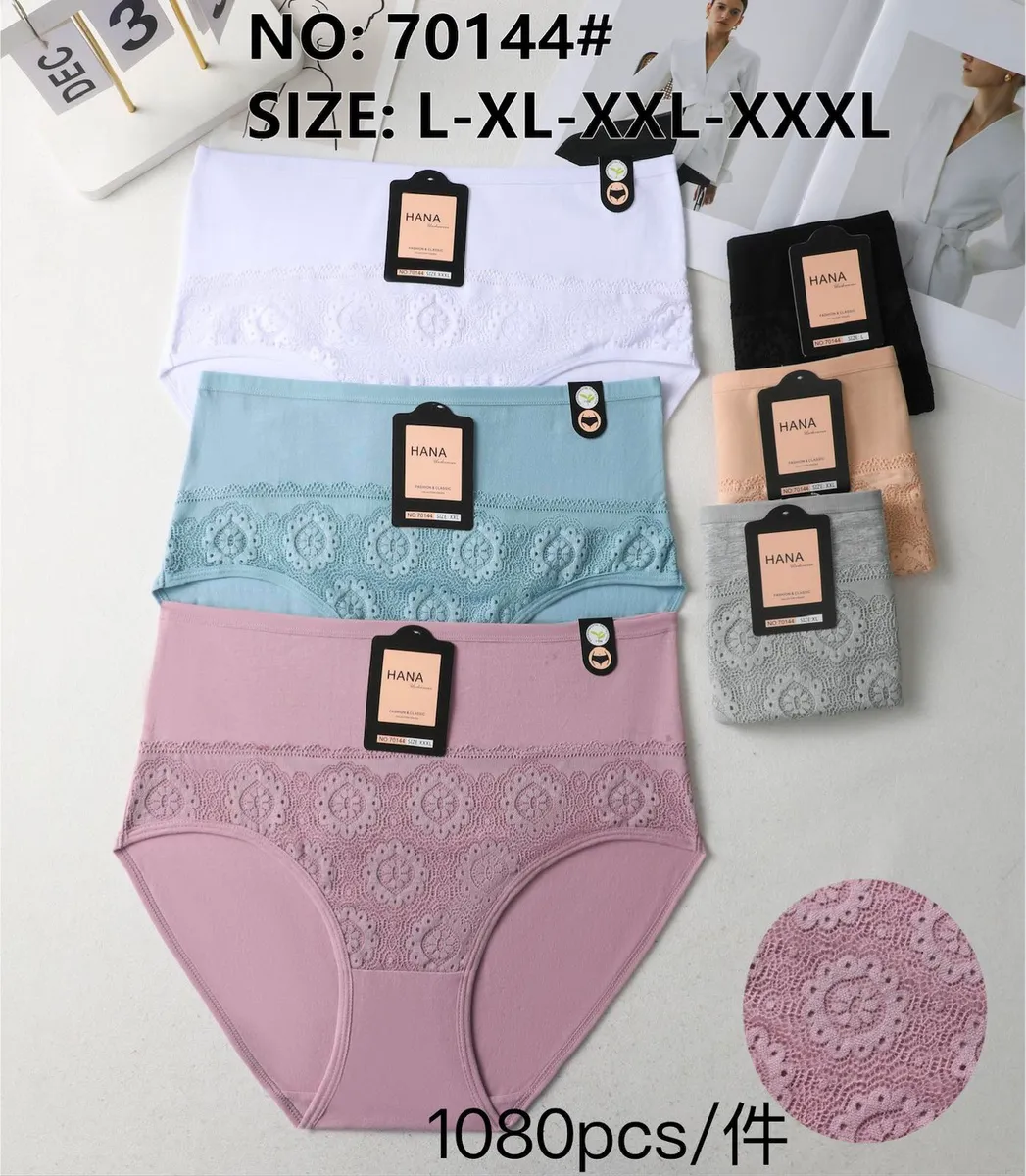 Majtki damskie HANA koronkowe L-XXXXL mix kolorów