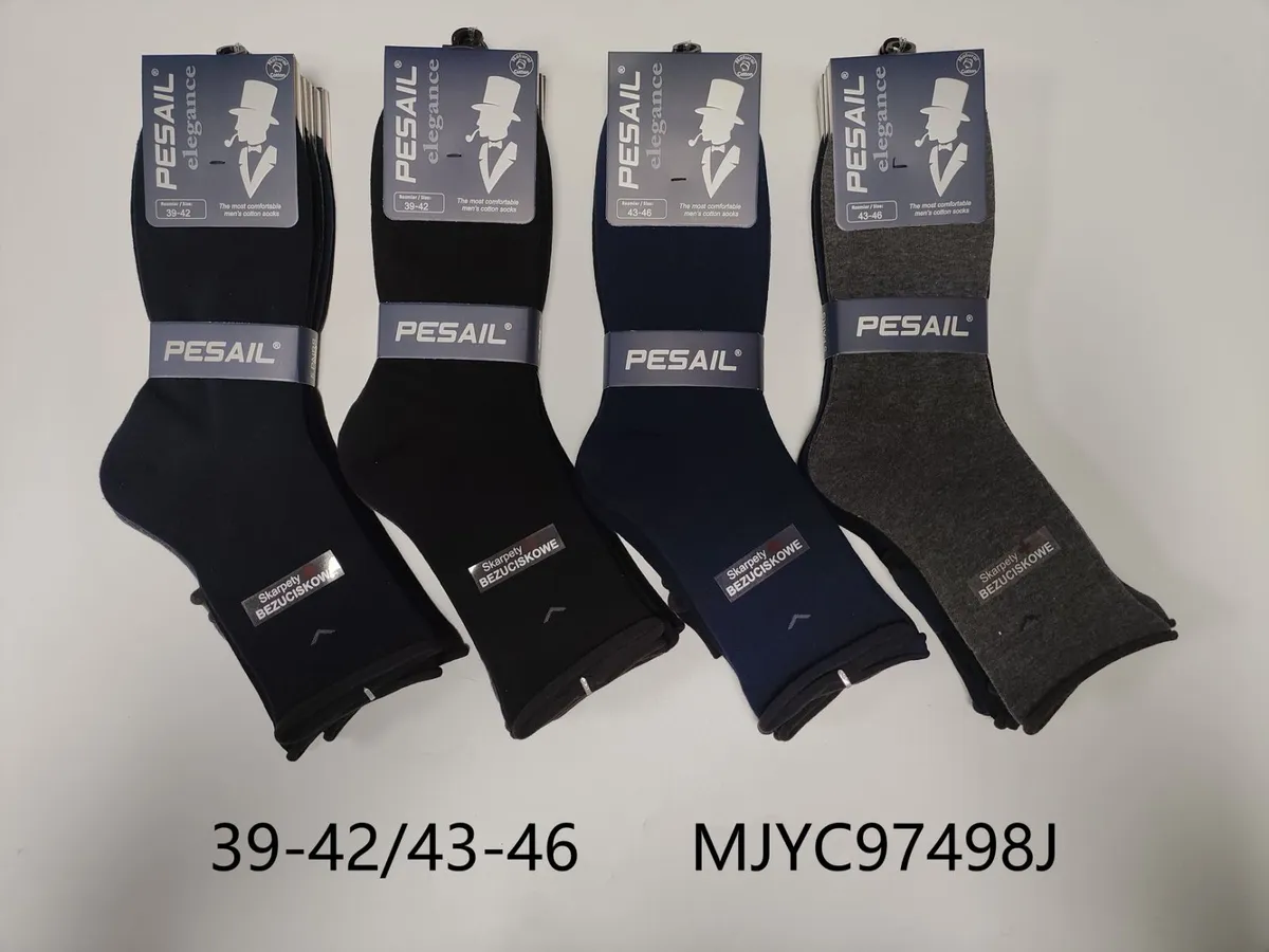 Skarpety Męskie Bezuciskowe Pesail Elegance 39-46