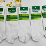 Skarpety Bambusowe Białe Stopki 40-43 Soxlandia
