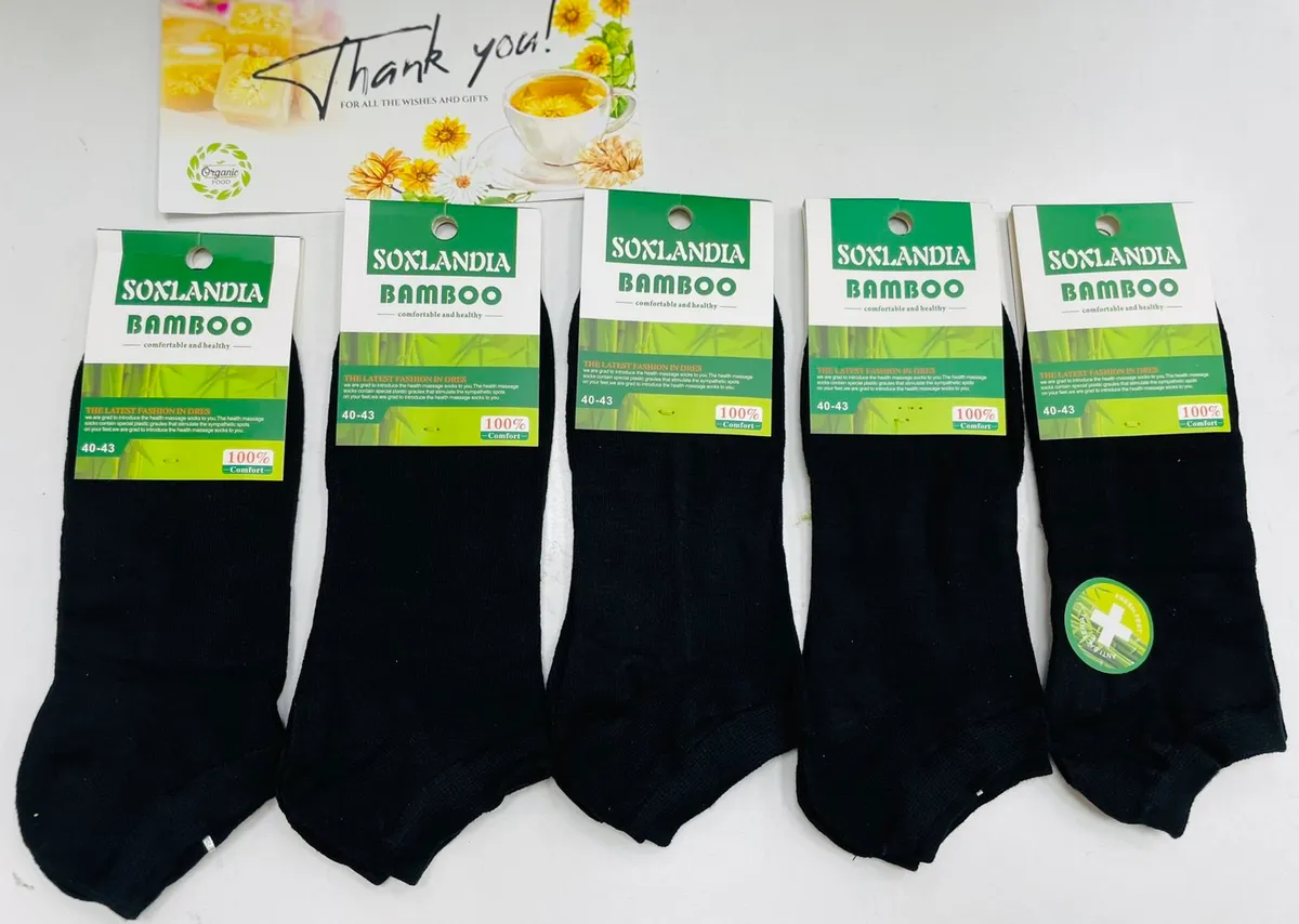Skarpety Bambusowe Soxlandia Czarne 40-43