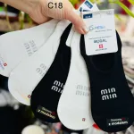 Skarpety Stopki Modalowe PESAIL C18 Czarno-Białe 35-38