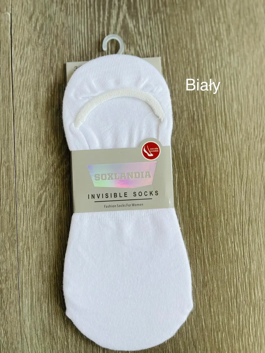 Skarpety Niewidoczne Bawełniane Białe SOXLANDIA