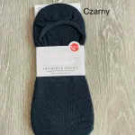 Skarpety Invisible Socks Bawełniane Czarne Damskie