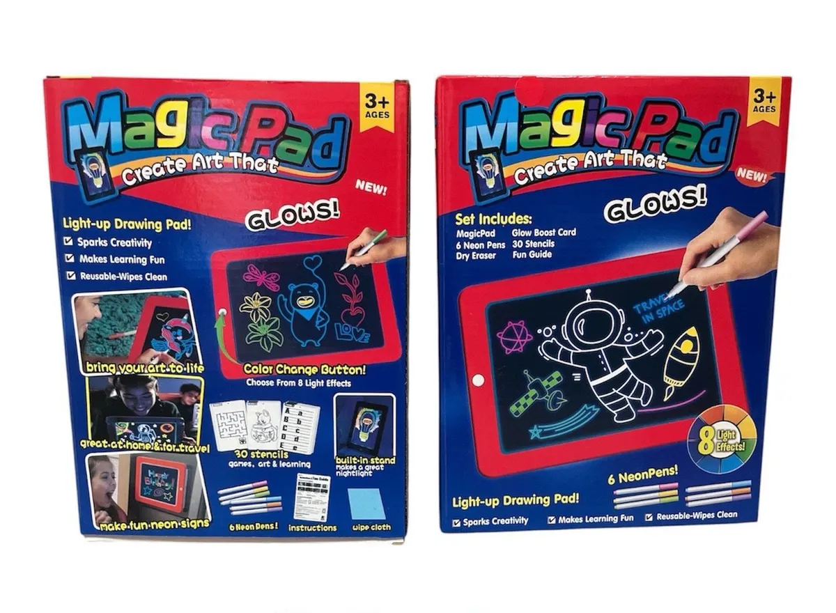 MagicPad GLOWS! Tablet do Rysowania Neonowego 3+