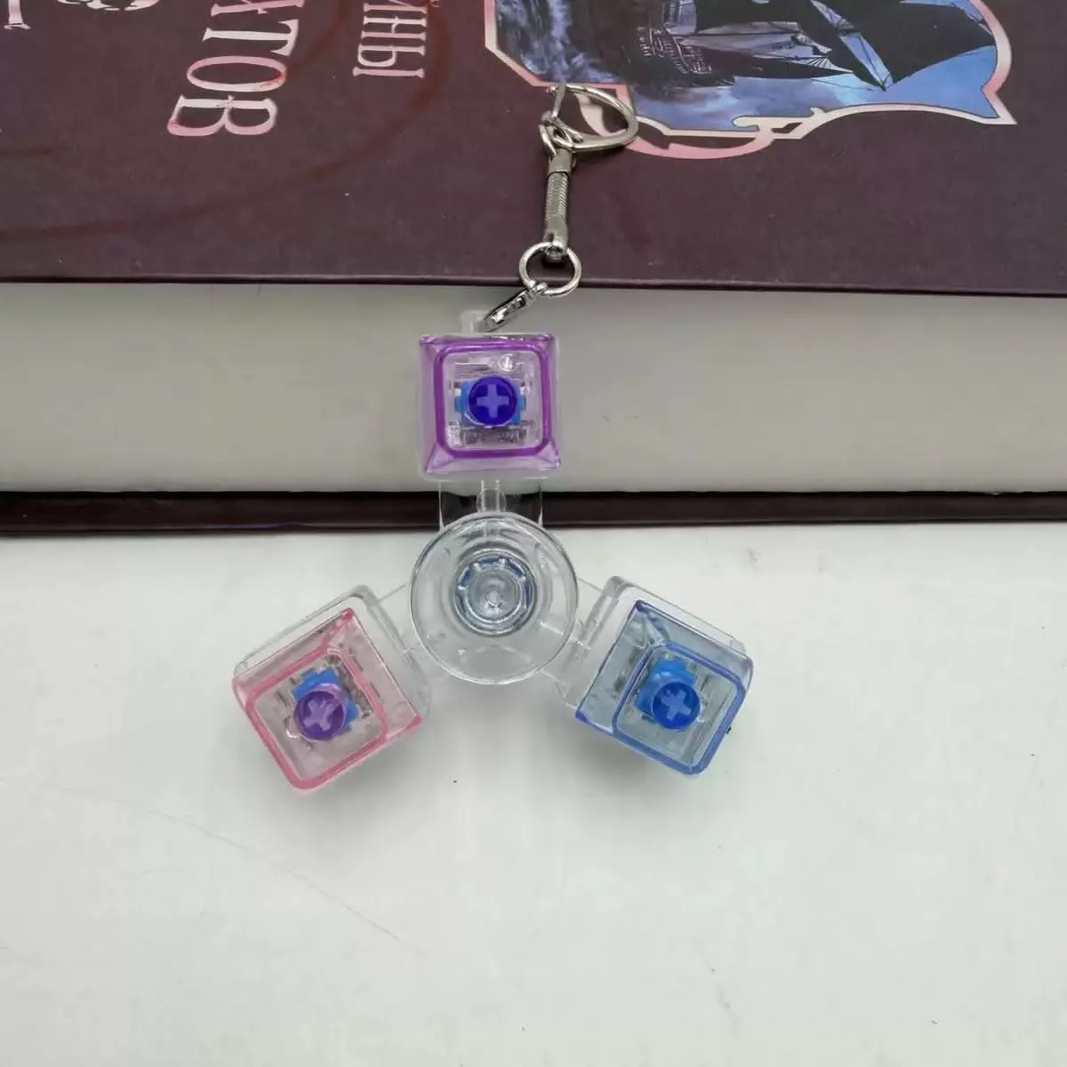 Brelok Fidget Spinner Klawiatura RGB 3-kolorowy