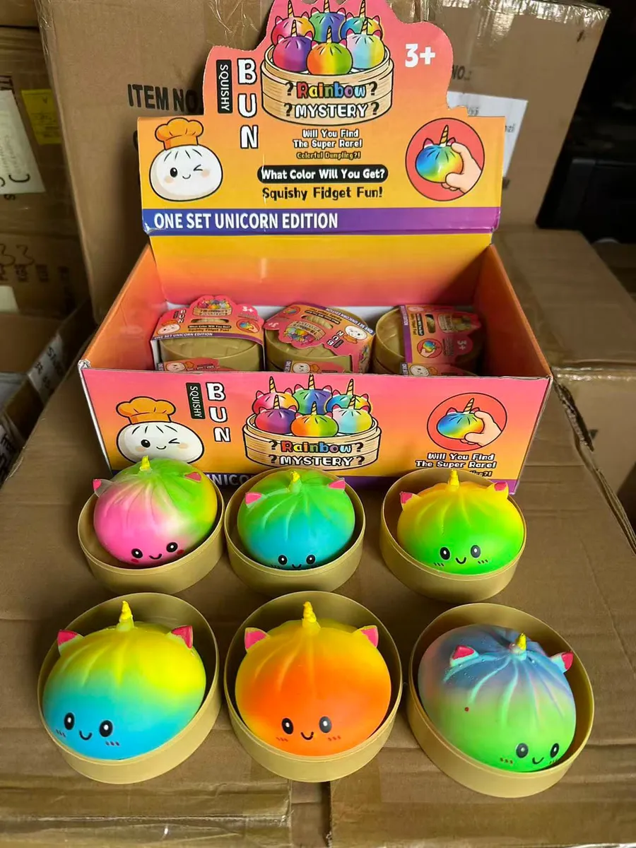 Squishy Bun Rainbow Mystery Jednorożec 3+