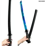 Katana LED Niebieska Świecący Miecz 70cm