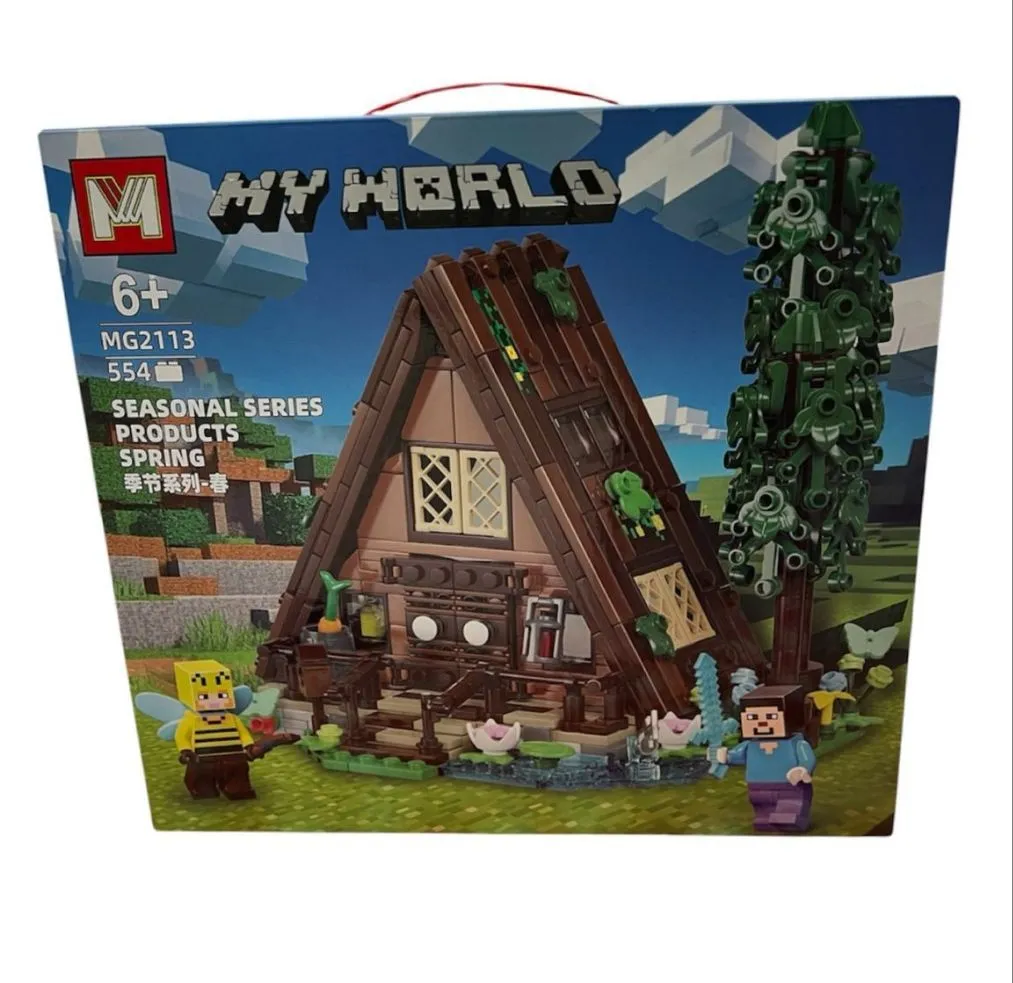 Klocki My World Chatka Leśna 554 el. MG2113