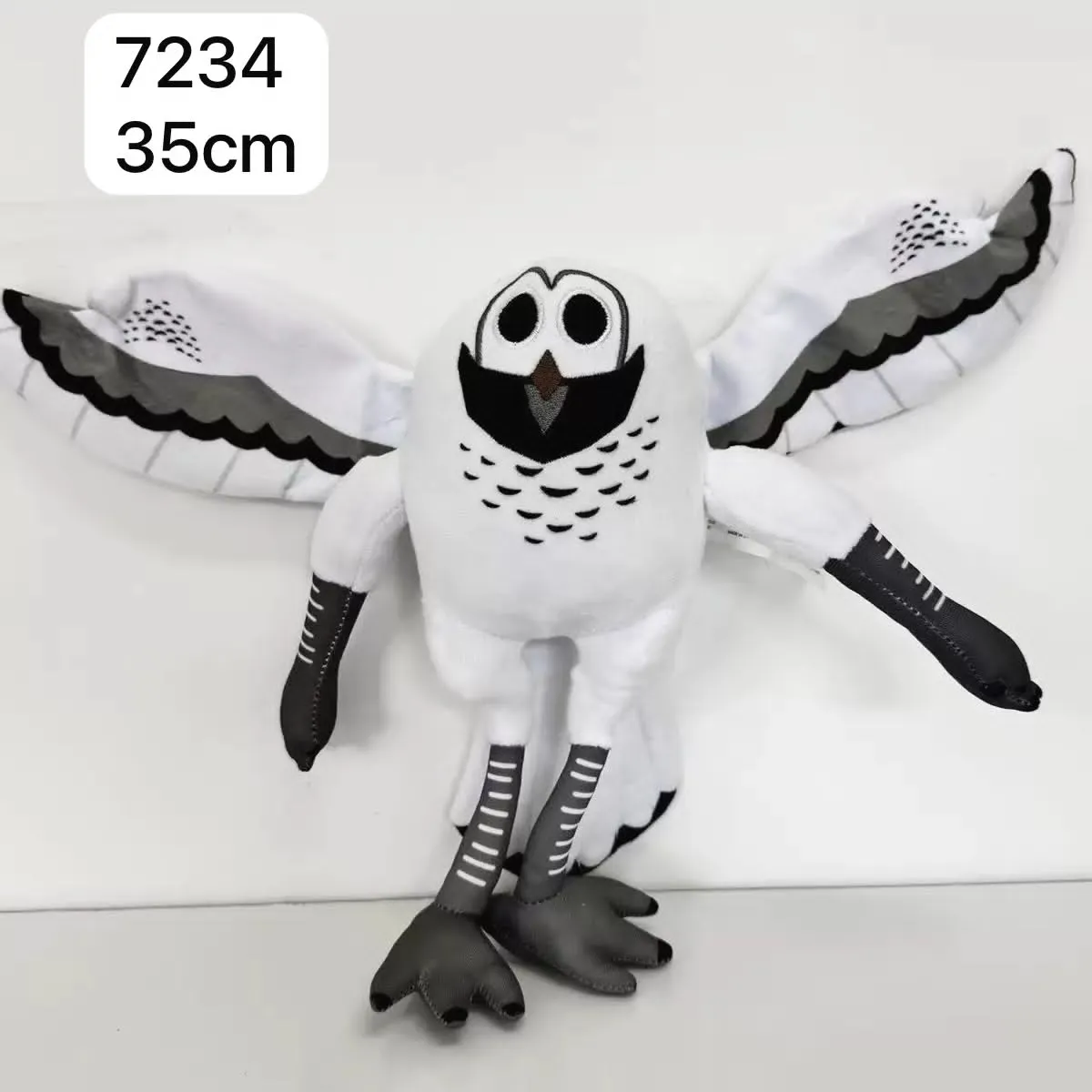 Maskotka Sowa Biała 35cm Pluszowa