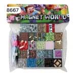 Klocki Magnetyczne Minecraft Magnet World 24+1