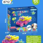 Klocki Jelly Building Blocks 40 szt. Przeźroczyste