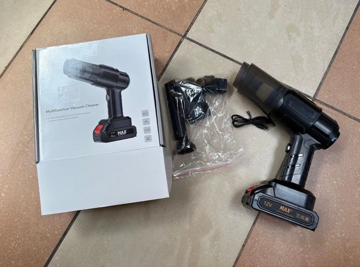 Odkurzacz Akumulatorowy Bezprzewodowy 12V MAX Czarny