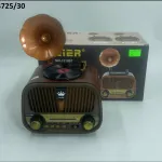 Gramofon Retro z Głośnikiem Tubowym Brązowy MD-1319BT