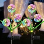 Zestaw 2 Szt. Lamp Solarnych Kula Tęczowa 2PCS