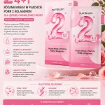 Różana Maska w Płachcie PDRN z Kolagenem Numbuzin 4+1