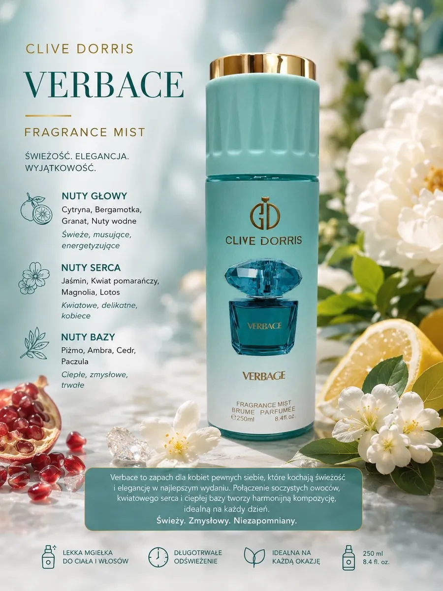 Clive Dorris Verbace Mgiełka do Ciała 250ml