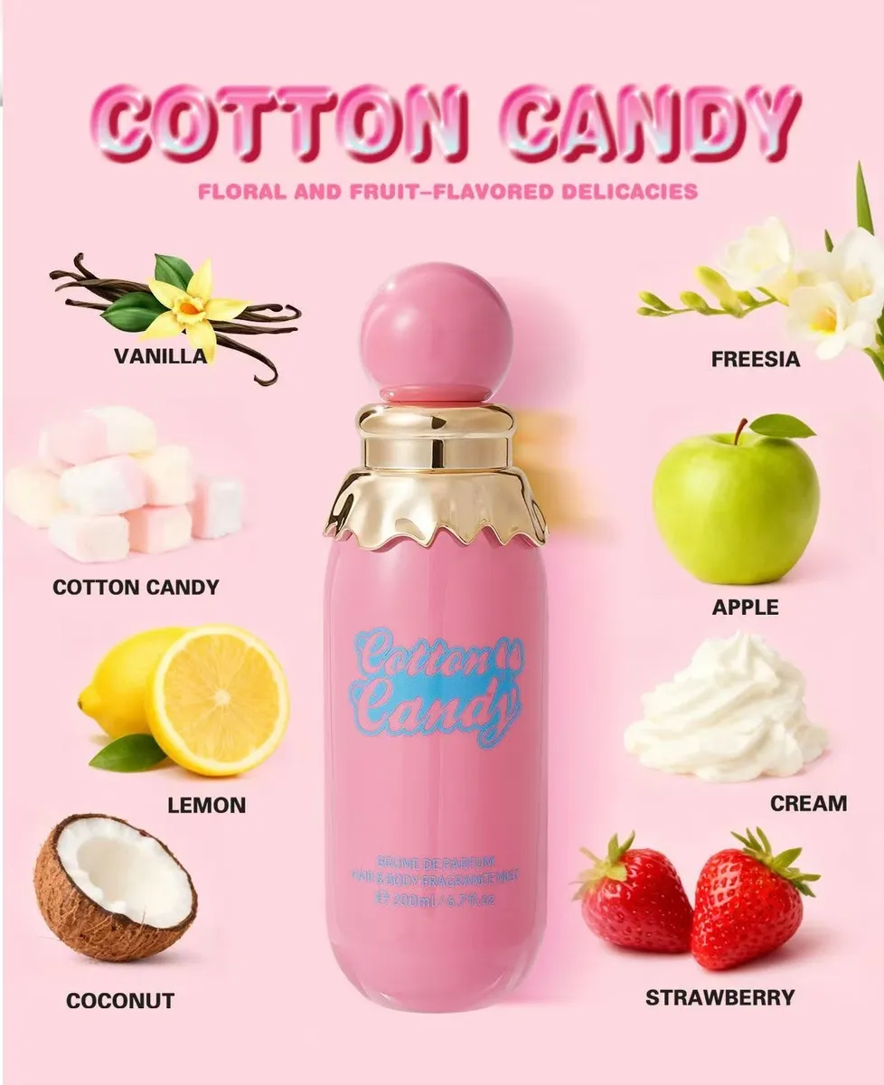 Mgiełka do Ciała Cotton Candy 200ml Wanilia Truskawka