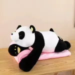 Maskotka Panda z Kocykem 45cm Czarno-Biała