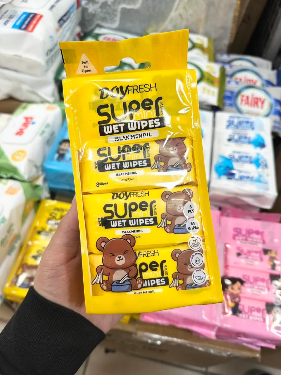 Chusteczki Nawilżane Super Mini Doy Fresh 8 szt.