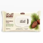 Chusteczki Nawilżane Fibril Pine Cedar Tree 90 szt. z panthenolem