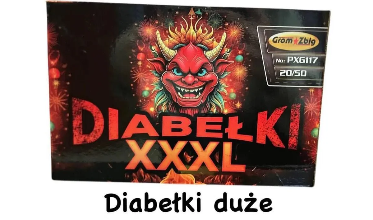 Diabełki XXXL Grom Zbig Duże Petardy