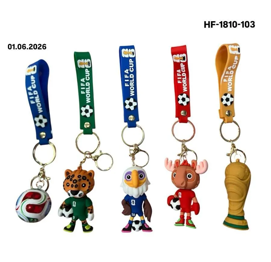 Brelok FIFA World Cup 2026 z Figurką Zwierzęcą 5cm