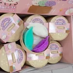 Zestaw Squishy Dumpling 4szt. w Koszyczkach Bambusowych