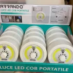 Lampa LED COB Arrango na Baterie 3xAAA Biała