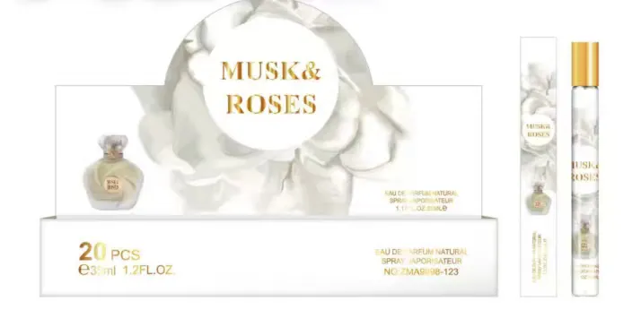 Perfumy Musk & Roses 35ml w kartonie 20 szt.