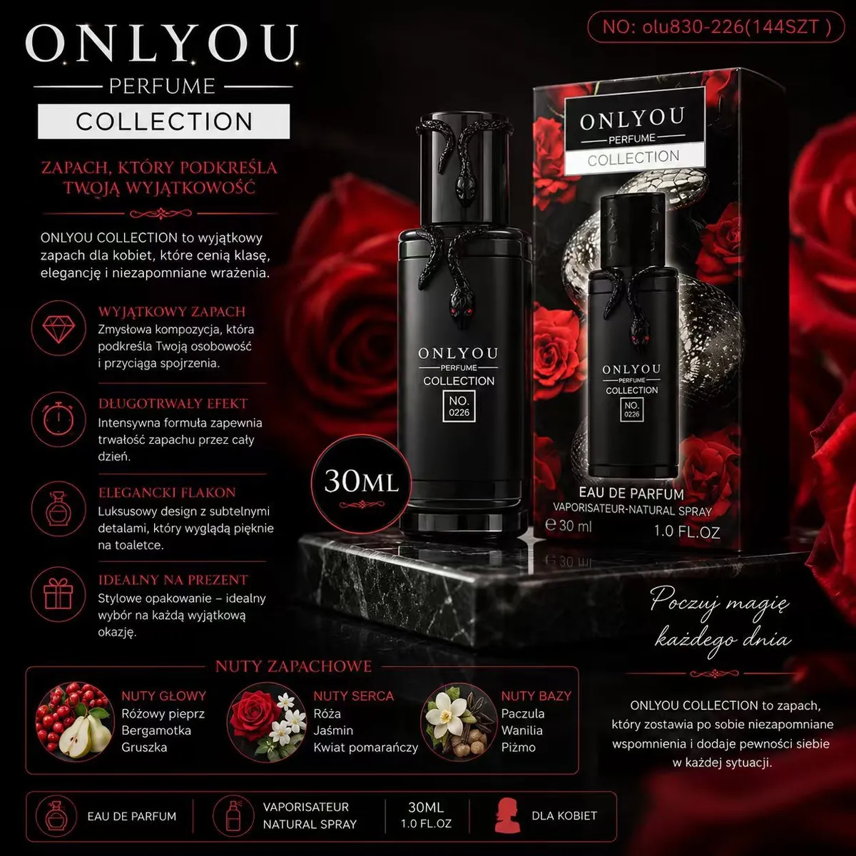Perfumy Only You Collection Różowy Pieprz 30ml