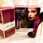 Perfumy Cool Girl 2x40ml w Szpilce Fioletowo-Czarna